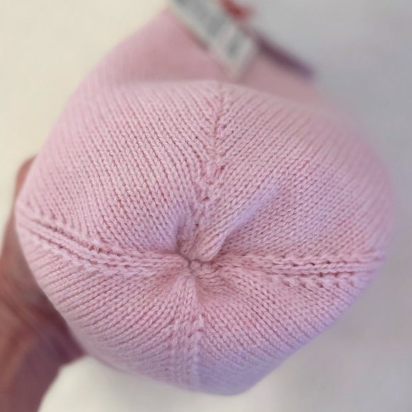 Alexander McQueen Beanie Pink Pompom Wool & Cashmere main image 3
